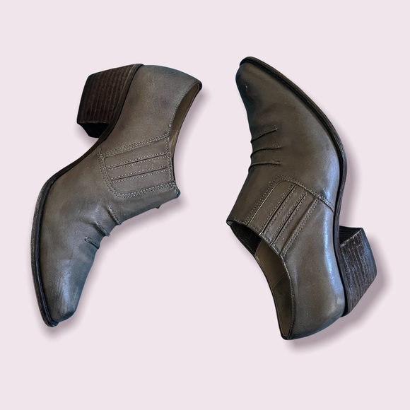 FREE W/BUNDLE❗️Jean-Michel Cazabat Women's Wilma Boots Fango work gray leather - Picture 3 of 8